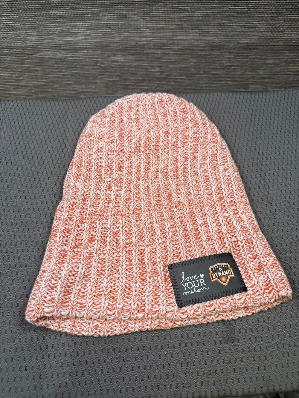 Love Your Melon Knit Beanie Hat Womens One Size Pink 100% Cotton